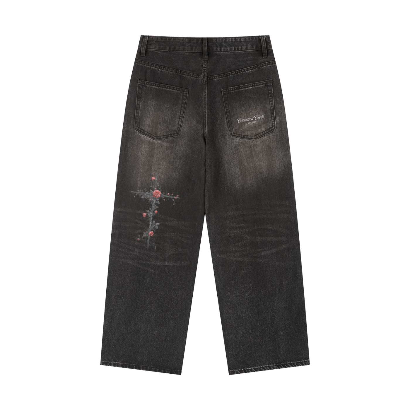 Vintage Wash Heavyweight Denim Jeans