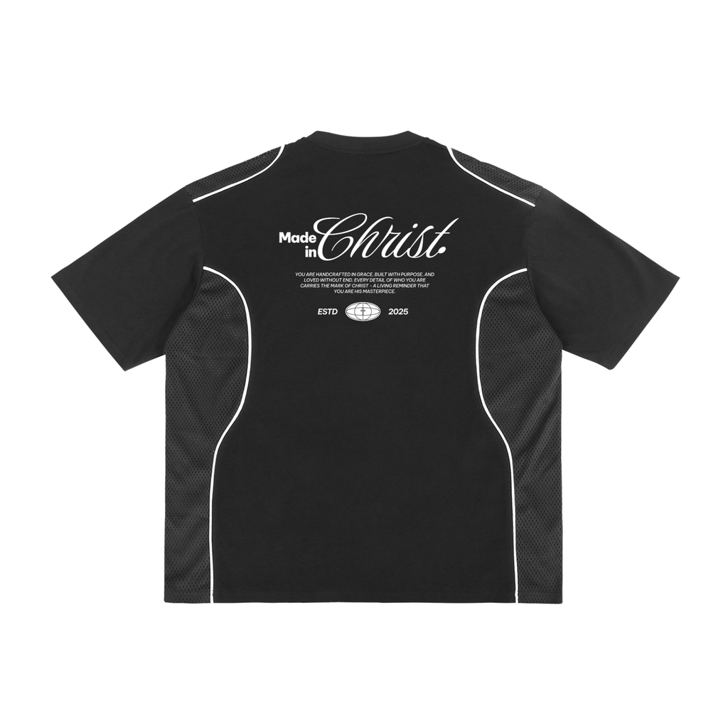 Contrast Piped Panel T-Shirt
