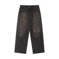 Vintage Wash Heavyweight Denim Jeans