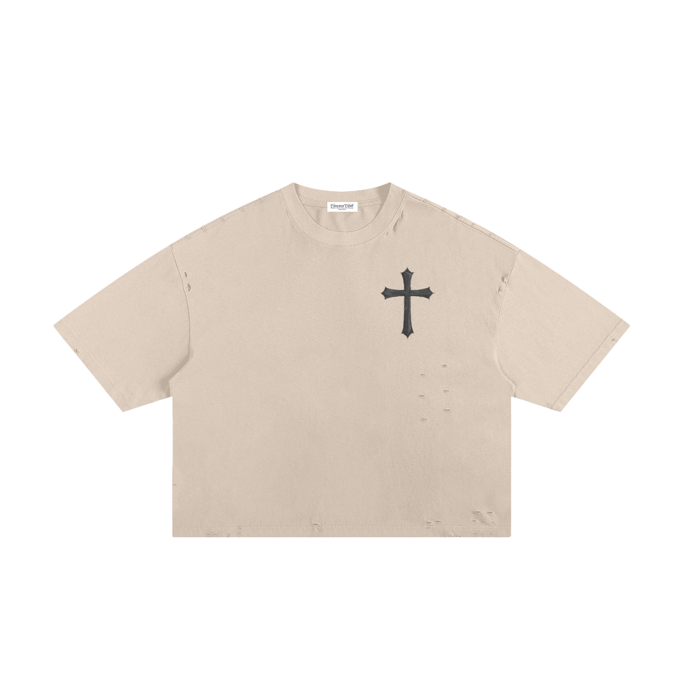 Classic Frayed Boxy Tee