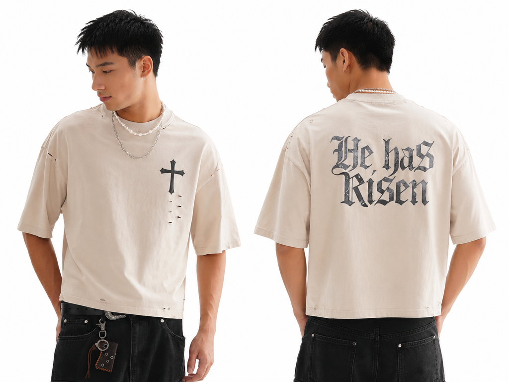 Classic Frayed Boxy Tee
