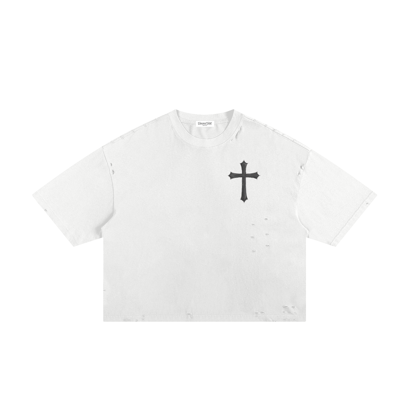 Classic Frayed Boxy Tee